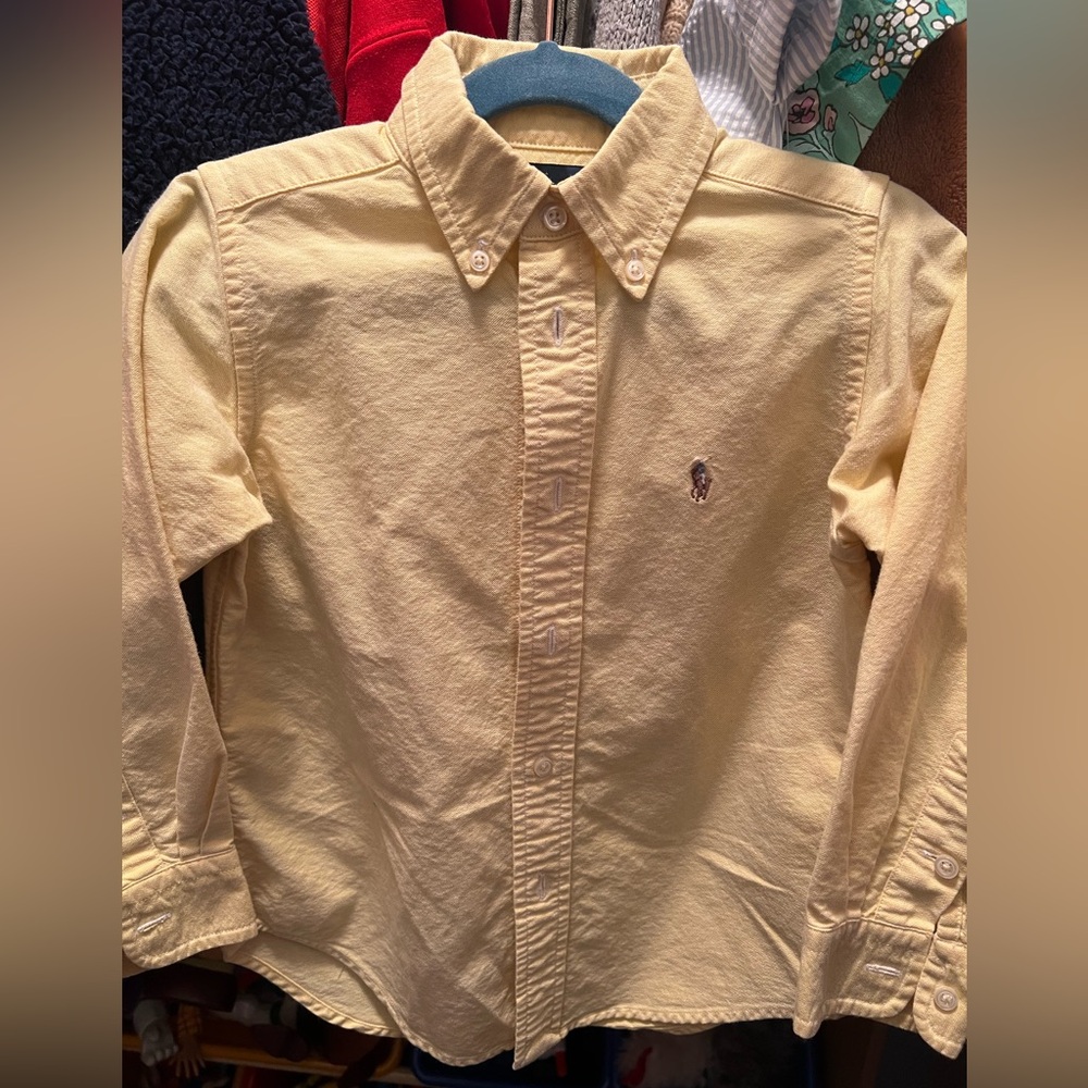 Polo Ralph Lauren boys long sleeve button down shirt size 4